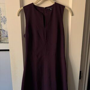 Dark Maroon Sleeveless Theory Dress - Size Small